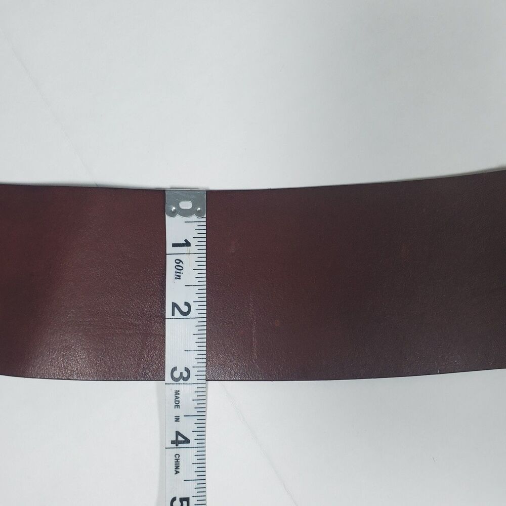 Vtg Banana Republic Women’s Leather Belt Large Brown Corset Wide Fits 39" to 41" - Picture 9 of 10